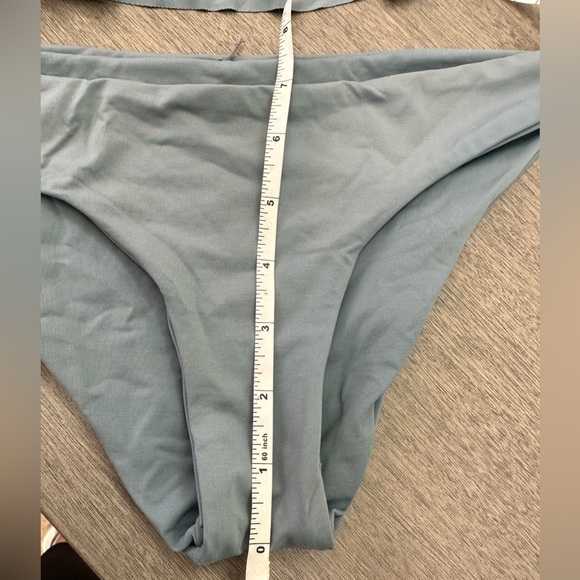 L*space Ruffle Swim off the shoulder Slated Glass Blue bikini set size S… - Picture 13 of 15